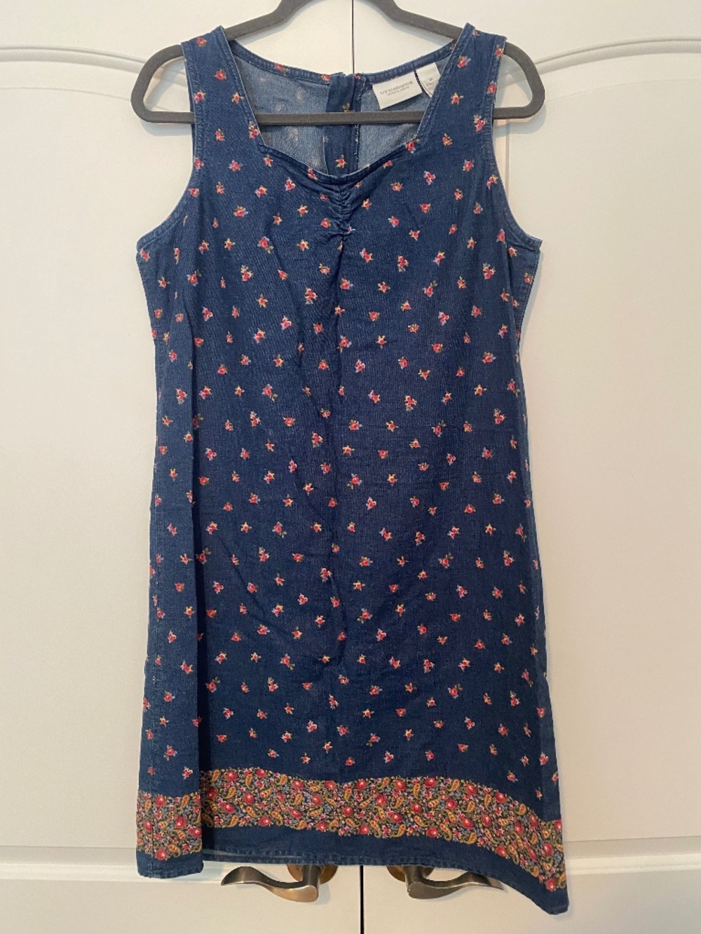 Liz Claiborne Denim Dress; Cottagecore: Size 12